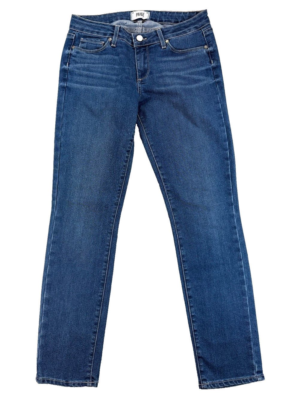 Paige Jeans - Skyline Ankle Peg Mid-Rise Ankle Jeans (Women's 28)